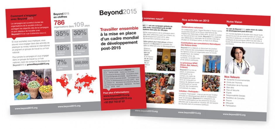 Beyond 2015 Leaflet (French)