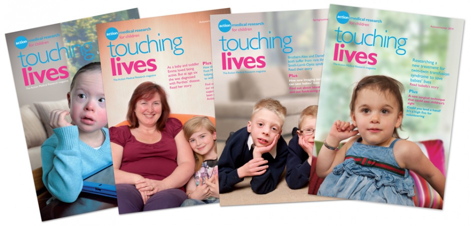 Touching Lives magazine covers